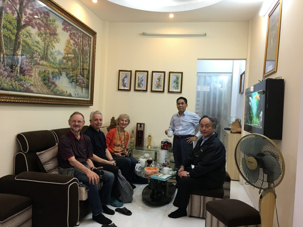 Activity 19: Prof. Phuong meets his academic father – Prof. K.P. Adlassnig at his house in Hanoi during AICI 2020.